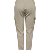 Pantalones ONLY Laris Cargo Pure Cashmere - ECRU
