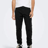 Pantalones Only&Sons Cargo Cam Black - ECRU