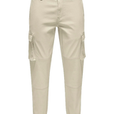 Pantalones Only&Sons Cargo Cam Silver Lining - ECRU