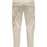Pantalones Only&Sons Cargo Cam Silver Lining - ECRU