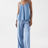 Pantalones Salsa Jeans Anchos Lightdenim - ECRU