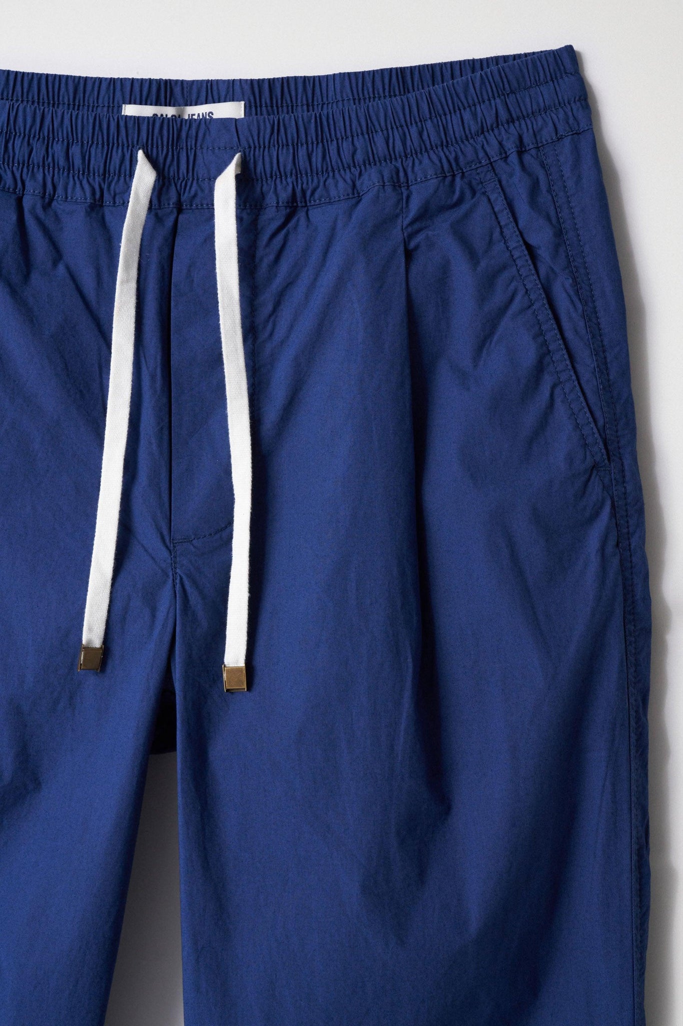 Pantalones Salsa Jeans Cropped Chino Drawstring Paper Touch - ECRU