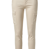 Pantalones Salsa Jeans Push In Faith Cargo Pearl - ECRU