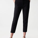 Pantalones Salsa Jeans Slim de Cintura Alta - ECRU