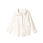 Parka Salsa Corta con Capucha - ECRU