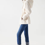 Parka Salsa Corta con Capucha - ECRU