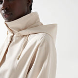 Parka Salsa Corta con Capucha - ECRU