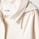 Parka Salsa Corta con Capucha - ECRU