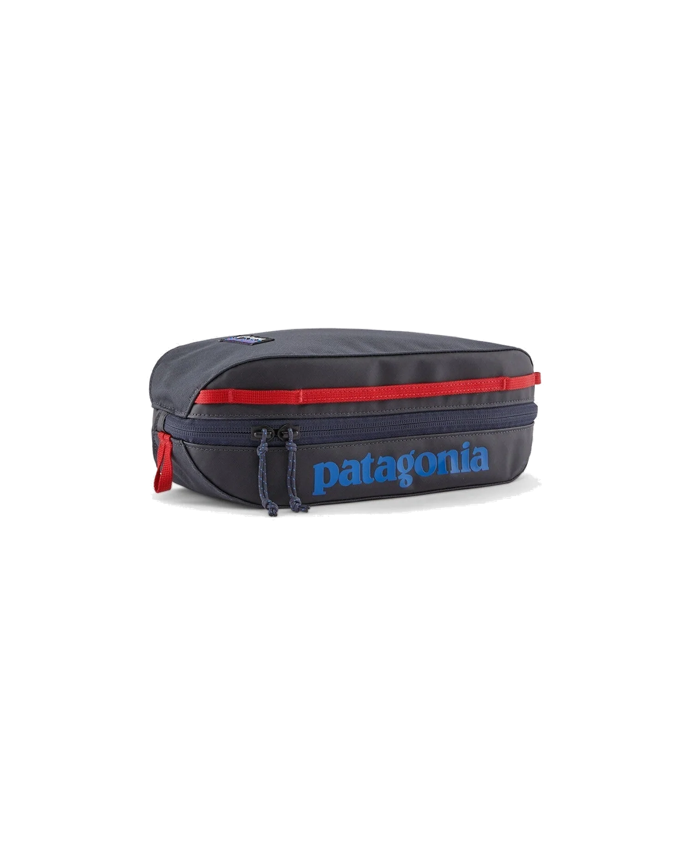 Neceser Patagonia Black Hole Cube 3L Snowmelt Red, flat frontal transparente