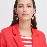 B.YOUNG Rizetta Poinsettia Blazer