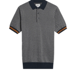 Polo Ben Sherman de Punto Texturizado Dark Navy - ECRU