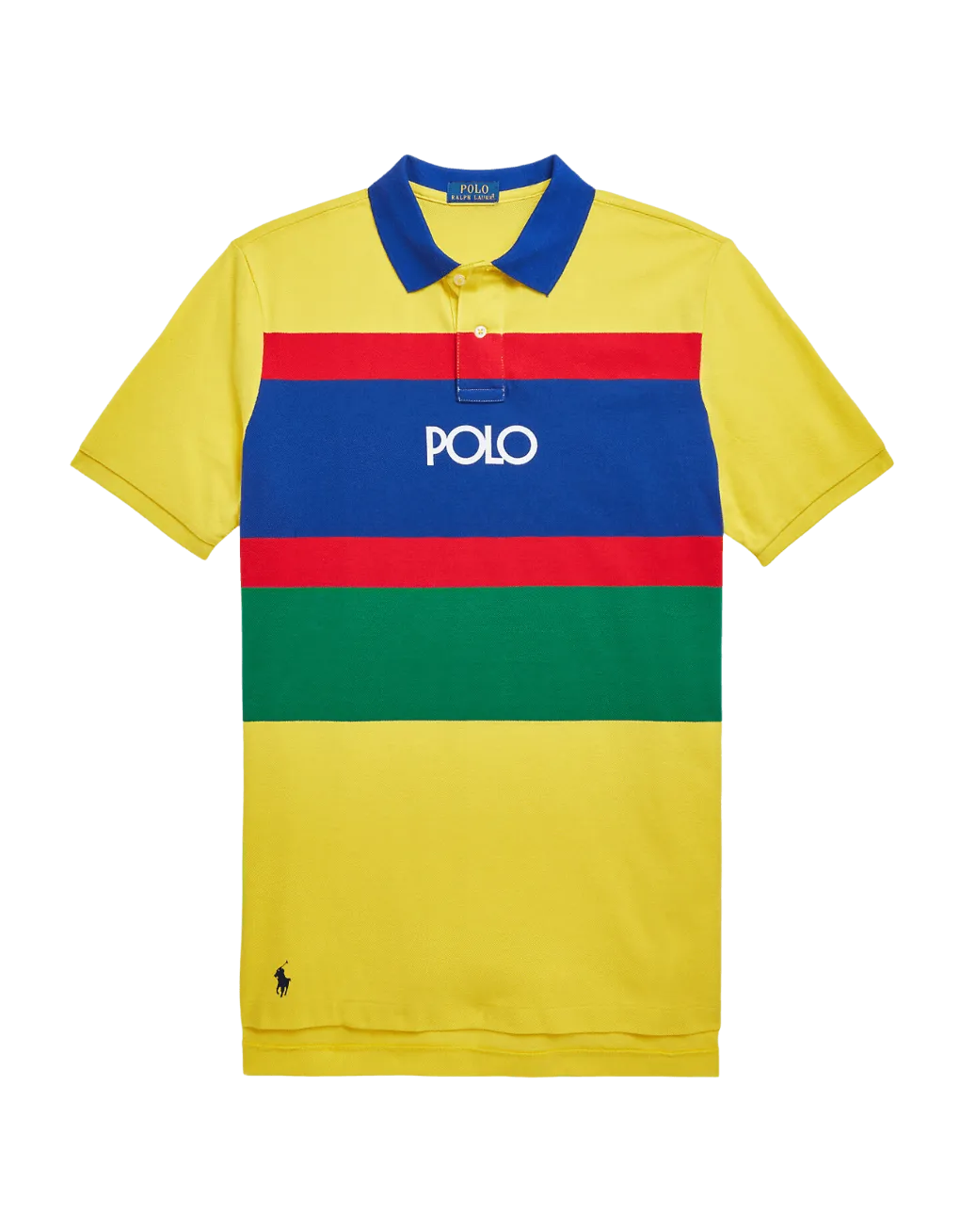 Polo Classic Fit de Ralph Lauren de piqué con rayas - ECRU