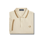 Polo Fred Perry M3600 Avena Caramelo Oscuro - ECRU