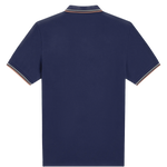 Polo Fred Perry M3600 Azul marino francés Alga marina Óxido claro - ECRU