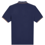 Polo Fred Perry M3600 Azul marino francés Alga marina Óxido claro - ECRU