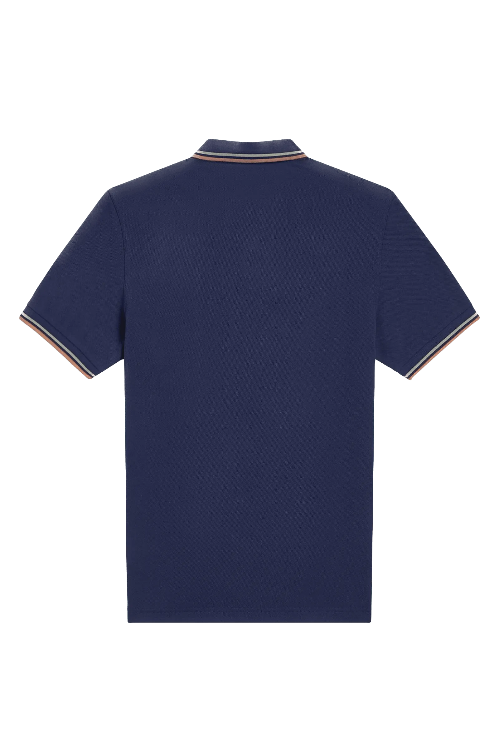 Polo Fred Perry M3600 Azul marino francés Alga marina Óxido claro - ECRU