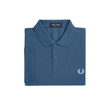 Polo Fred Perry M6000 Azul Medianoche Hielo Claro - ECRU
