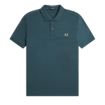 Polo Fred Perry M6000 Azul Petróleo Ostra Claro - ECRU