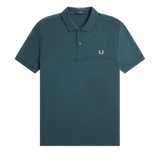 Polo Fred Perry M6000 Azul Petróleo Ostra Claro - ECRU