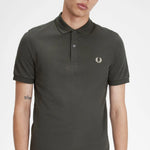 Polo Fred Perry M6000 Verde Campo Avena - ECRU