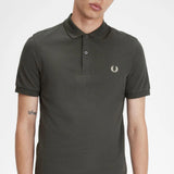 Polo Fred Perry M6000 Verde Campo Avena - ECRU