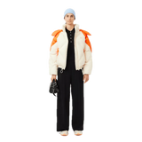 Polo Lacoste de Mujer en Piqué de Algodón Stretch Negro - ECRU