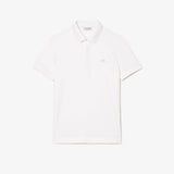 Polo Lacoste Paris Regular Fit Blanc - ECRU