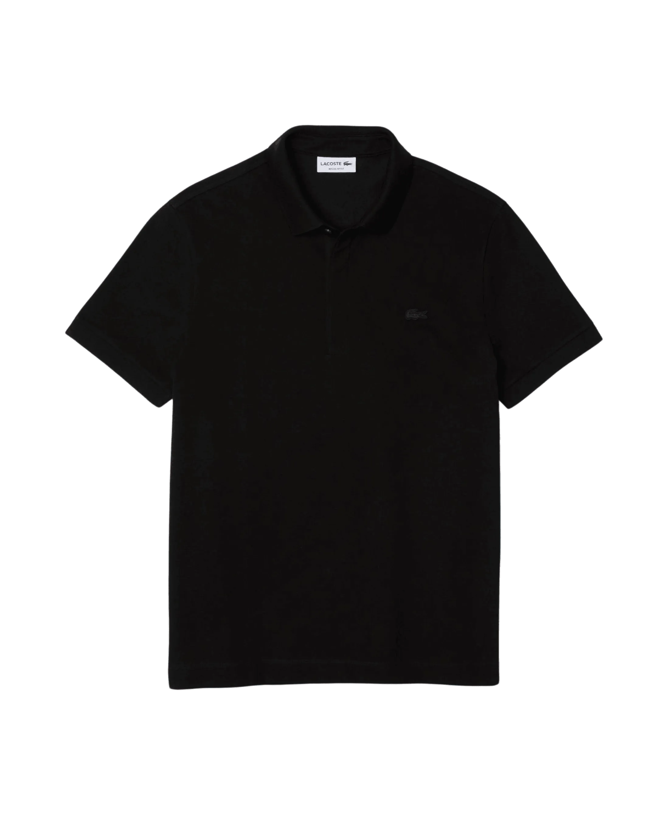Polo Lacoste Paris Regular Fit Noir - ECRU