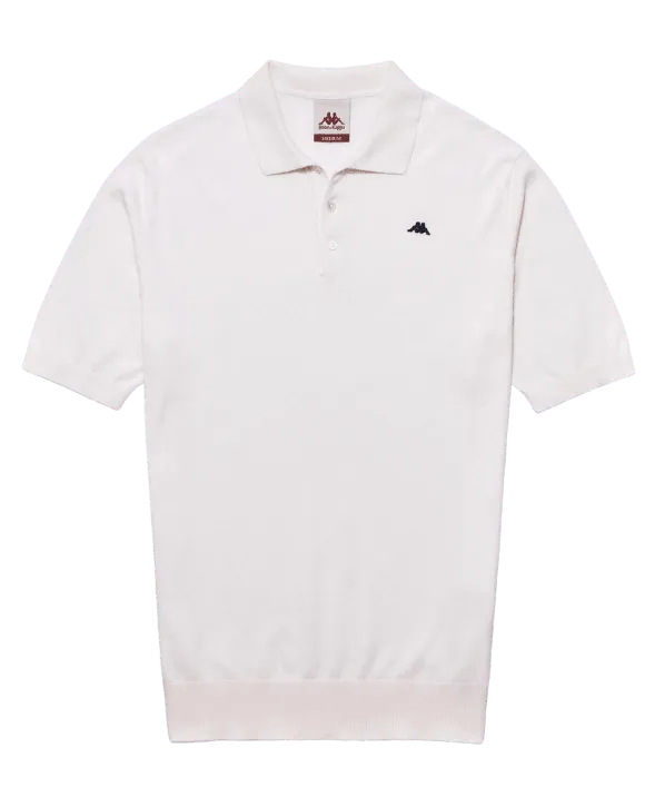 Polo Robe di Kappa Giovani Tiga White Antique - ECRU