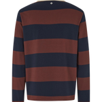 Polo SAMSØE SAMSØE Sakevin X Polo LS 15512 Bitter Chocolate St. — espalda