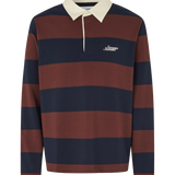 Polo SAMSØE SAMSØE Sakevin X Polo LS 15512 Bitter Chocolate St. — frente