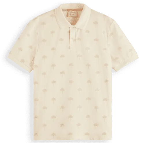 Polo Scotch & Soda Mini AOP - ECRU