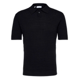 Polo Selected Howen Knit Black - ECRU