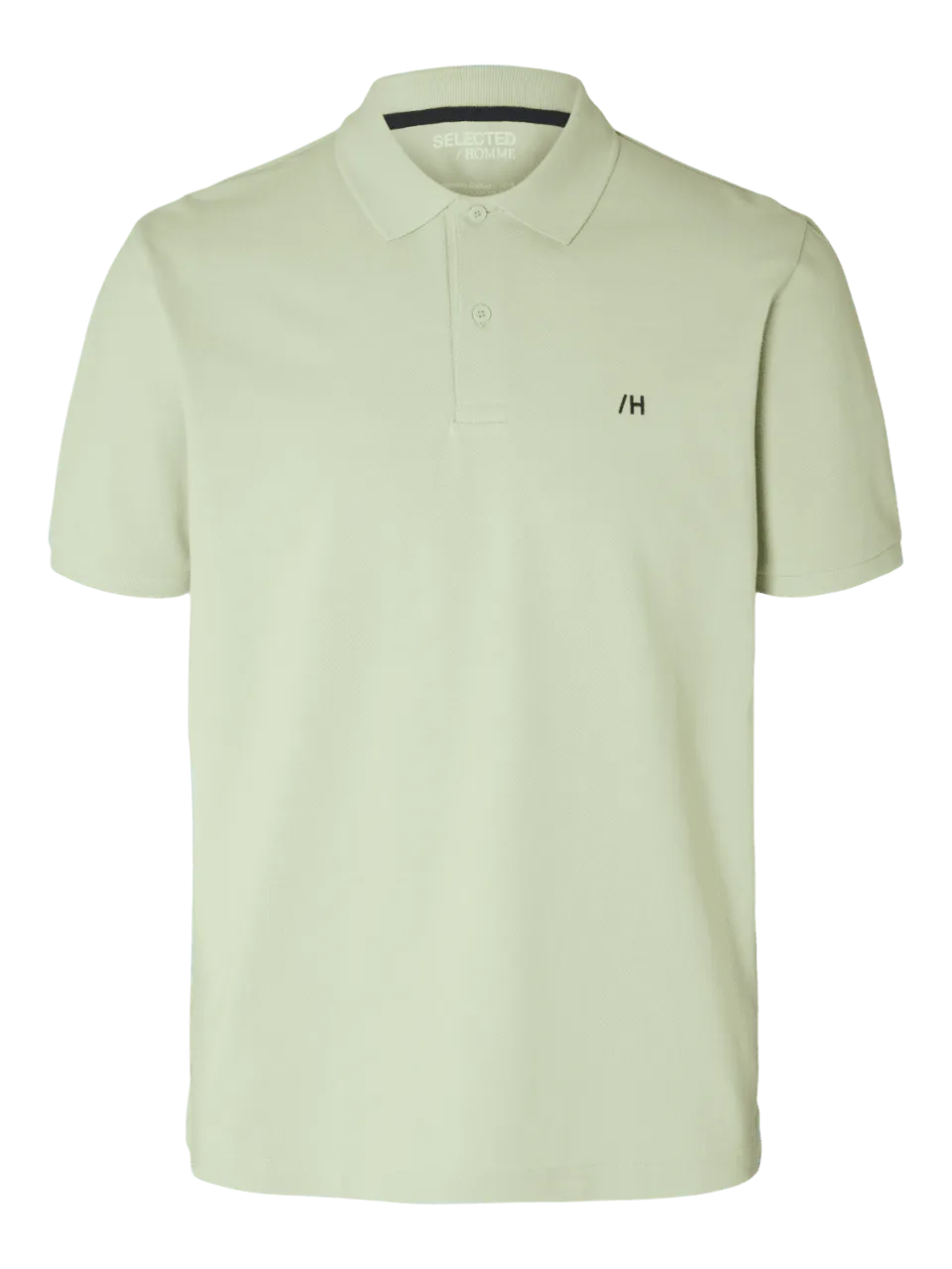 Polo Selected Manga Corta Dante Bok Choy - ECRU