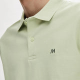 Polo Selected Manga Corta Dante Bok Choy - ECRU