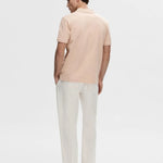 Polo Selected Manga Corta Dante Cameo Rose - ECRU