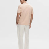 Polo Selected Manga Corta Dante Cameo Rose - ECRU