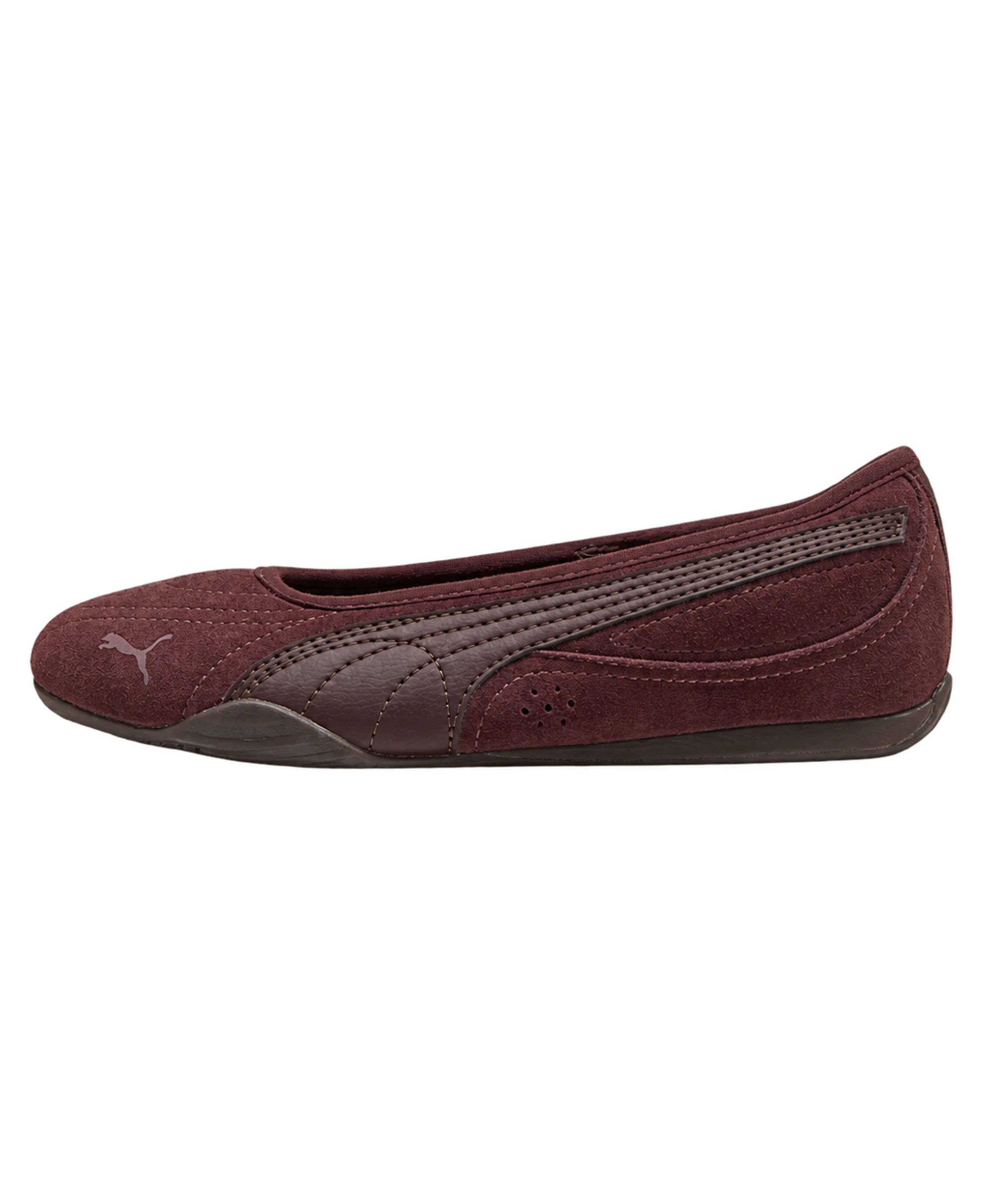 Puma Catch Soleil Ballerina Chocolate Fondue Rich Cocoa - flat lateral