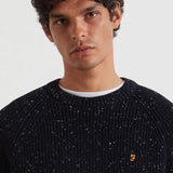 Jersey FARAH Sage Nepped True Navy