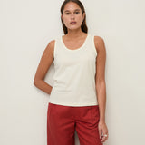 Top YERSE Básico O-Line Blanco