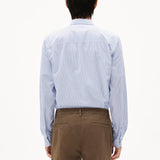 Camisa ARMEDANGELS Quaasa Stripes White Dark Morning