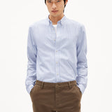 Camisa ARMEDANGELS Quaasa Stripes White Dark Morning