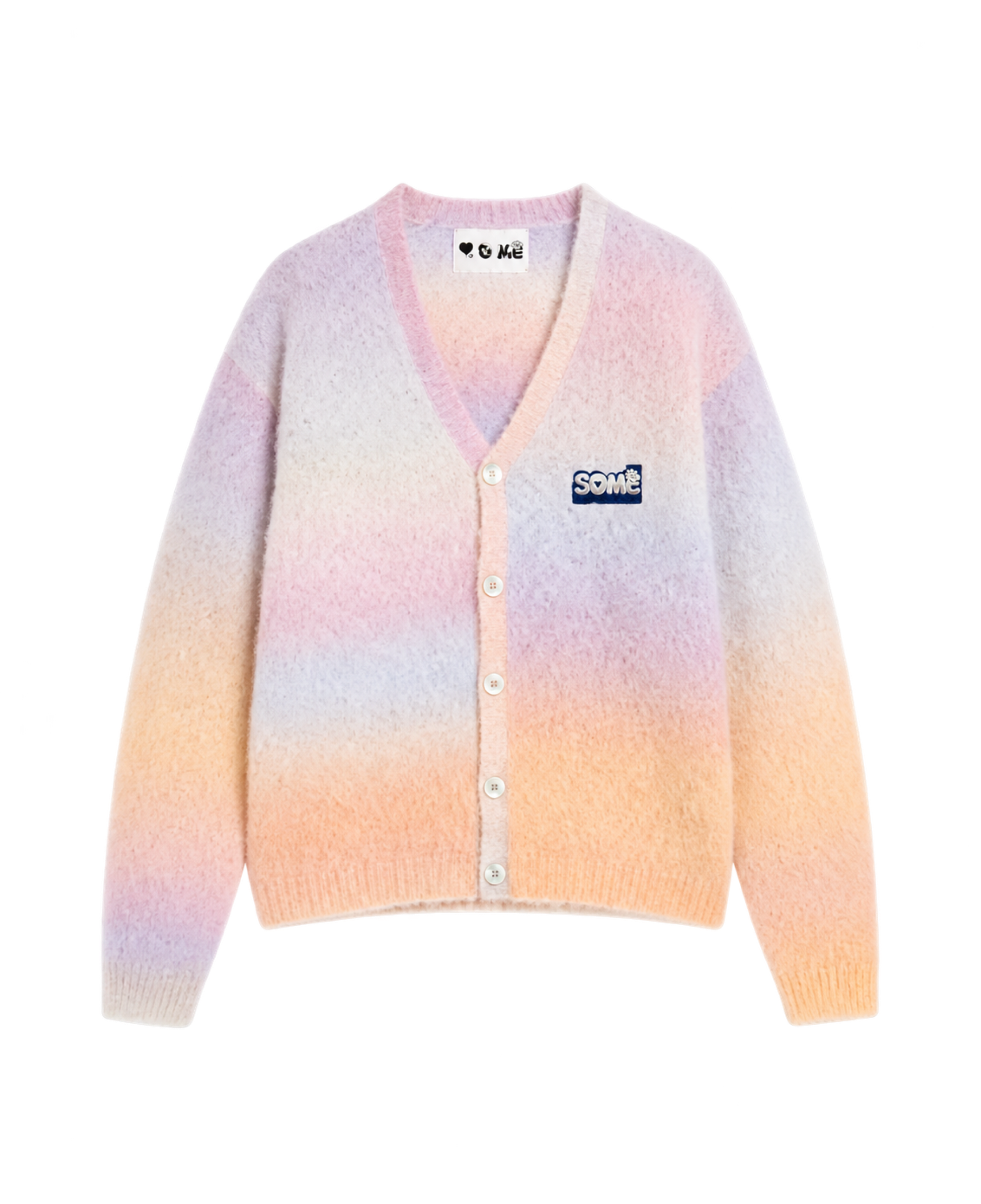 Cárdigan On Vacation Quality Time Fluffy Multi flat transparente