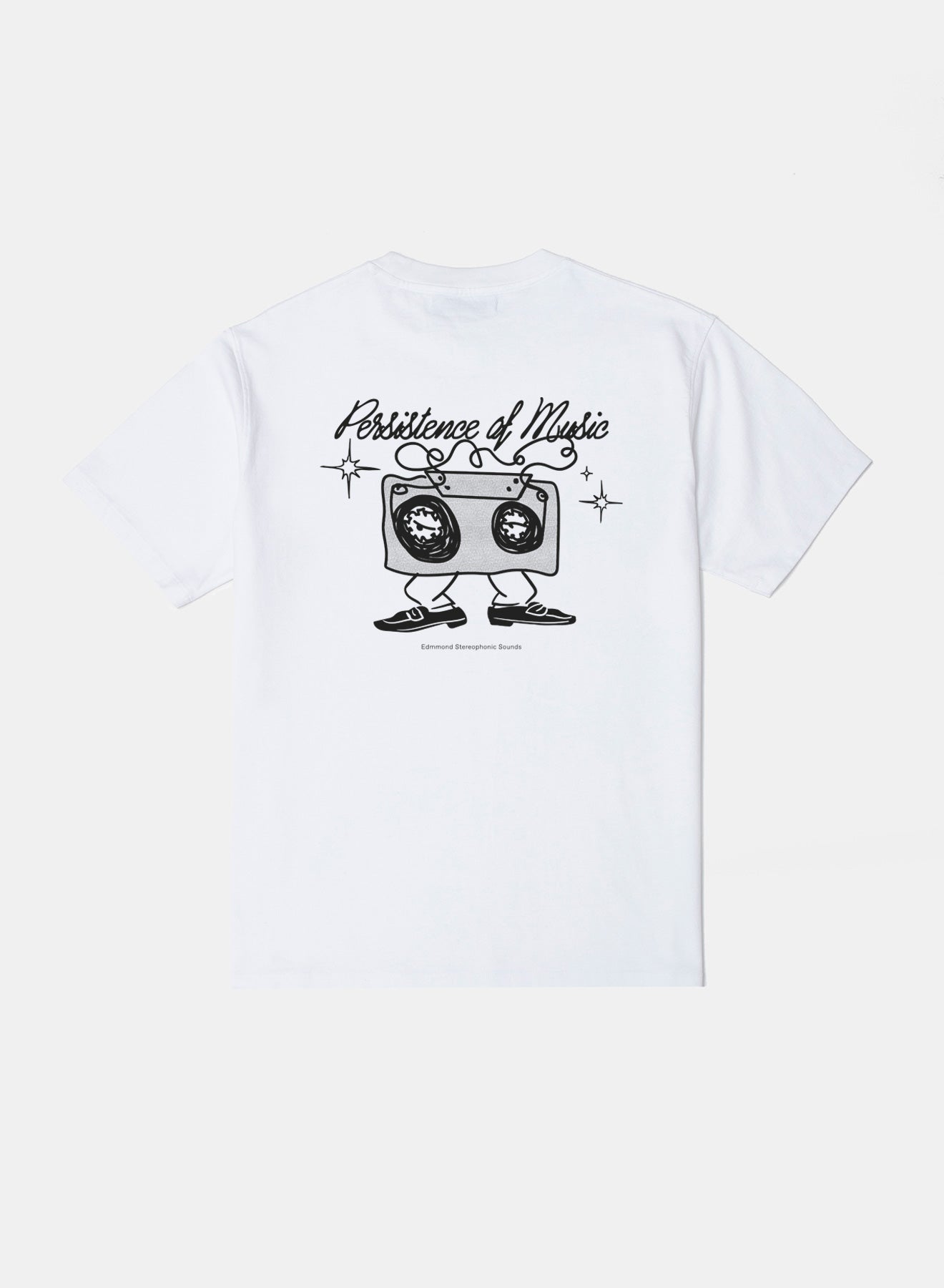 Camiseta EDMMOND STUDIOS Persistence of Music White - vista adicional