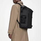 Mochila Rains Deepwater Rolltop Large Black – imagen oficial 2