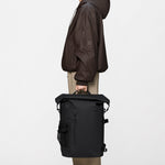 Mochila Rains Deepwater Rolltop Large Black – imagen oficial 3