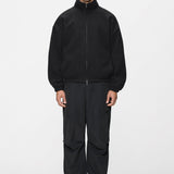 Chaqueta polar Rains Fleece Zip Black – imagen oficial 1