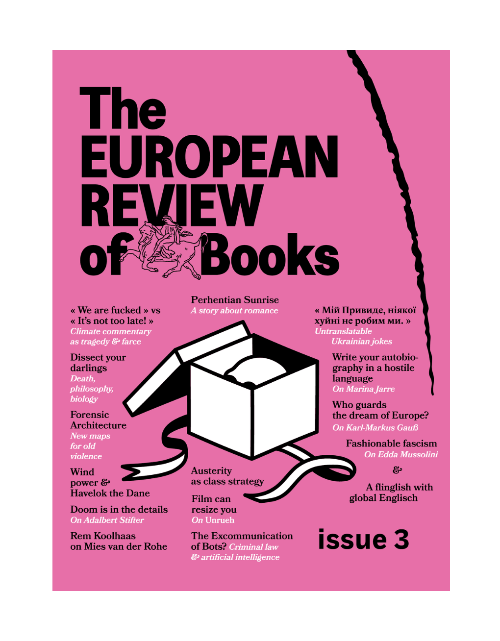 Revista European Review of Books 3 - ECRU
