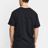 Camiseta REVOLUTION Application CAR Negro Jaspeado, modelo espalda