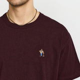 Camiseta REVOLUTION Application CRO Burdeos, modelo pecho